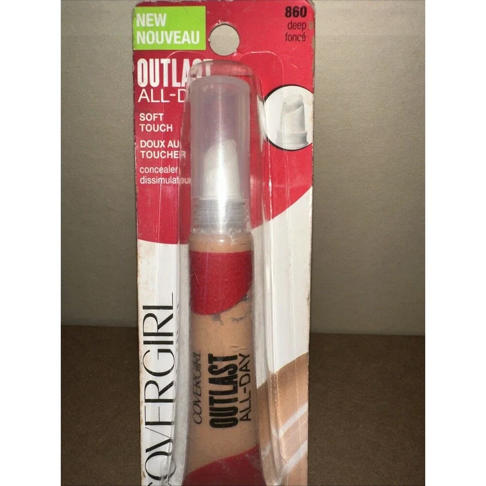 CoverGirl Outlast All Day Soft Touch Concealer 860 Deep, transfer resistant Y2K